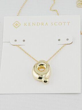Kendra Scott Polished Letter Necklace